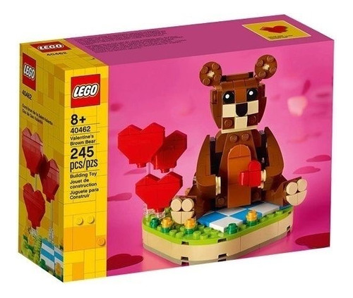 Kit De Construcción Lego Valentine's Brown Bear 40462