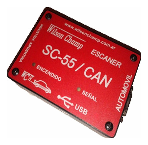 Scanner Automotriz Multimarca Wilson Champ Sc-55 Usb Obd2