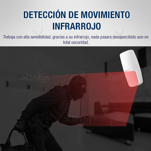 Sensor Detector Movimiento Pir Infrarrojo Seguridad Kit20