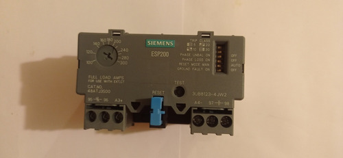 Relevador De Sobrecarga Siemens Esp200 Estado Solido Usado