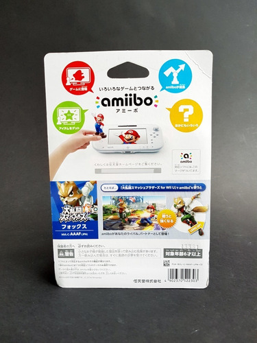 Figura Amiibo Fox Starfox Super Smash Bros