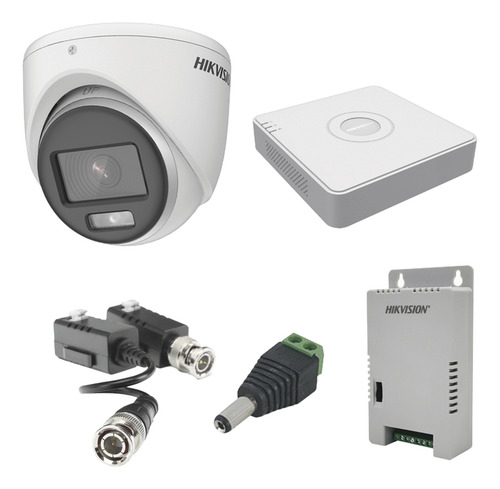 Kit Videovigilancia Colorvu Dvr 4ch 2mp Lite + 4 Cám Eyeball