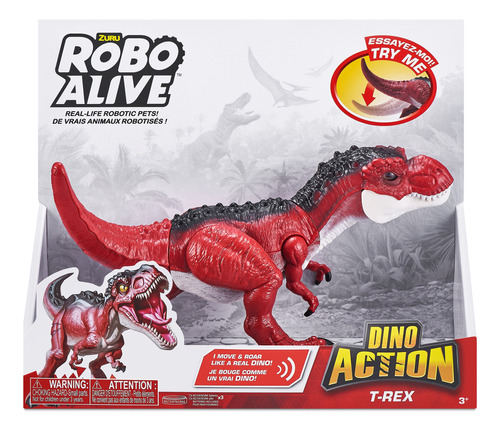 Dinosaurio Con Funciones T-rex Zuru Robo Alive Original Mpuy