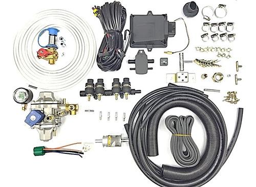 Sistema De Gas Natural Vehicular Lovato 4 Cilindro Inyección