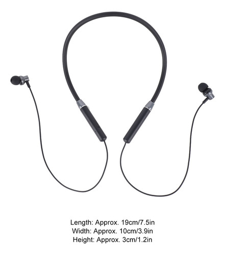 Auriculares Bluetooth Con Banda Para El Cuello, Hd, Reducció