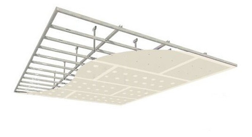 Placa Durlock Materiales X M2 Cielo Raso Blanco