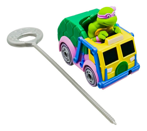 Tortugas Ninja Donatello Vehiculo  + Figura C/lanzador - Vaj