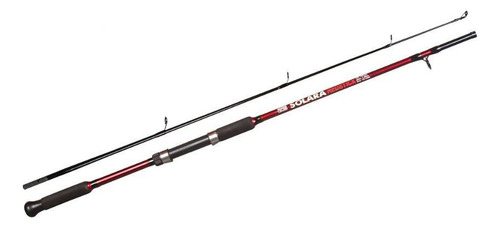Molinete Vara Solara Redstick de 2,70 m, 12 a 25 libras, para deportes marinos