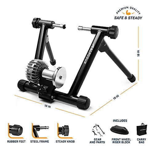 Soporte Portátil Alpcour Fluid Bike Trainer Para Montar En I