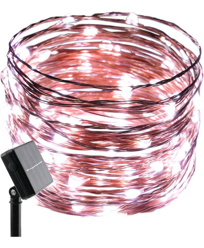 Erchen Solar Powered Copper Wire Led String Lights, 33f...