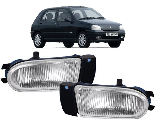 Juego De Faros Auxiliares Renault Clio 1996 1997 1998 1999