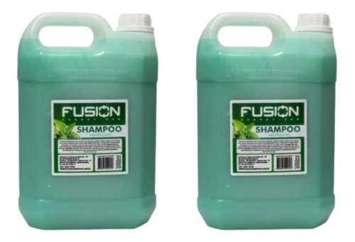 02 Shampoo Mentolado 5 Litros Profissional Fusion Atacado