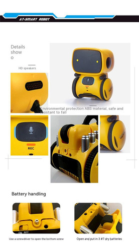 ' Sensor Táctil Interactivo De Voz De Robot Inteligente