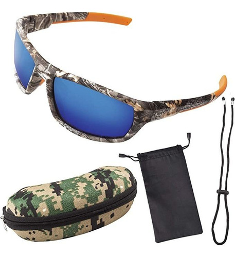 Gafas De Sol De Pesca Deportivas De Camuflaje Polarizado Pa.