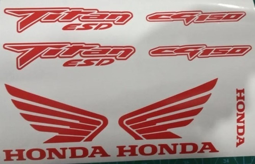  Calcos Para Honda Cg Titan 150 Esd 
