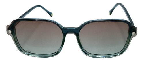 Anteojos Clip On Reef Armazón Lentes Marcos Polarizado 5271 Celeste Cristal Degradé