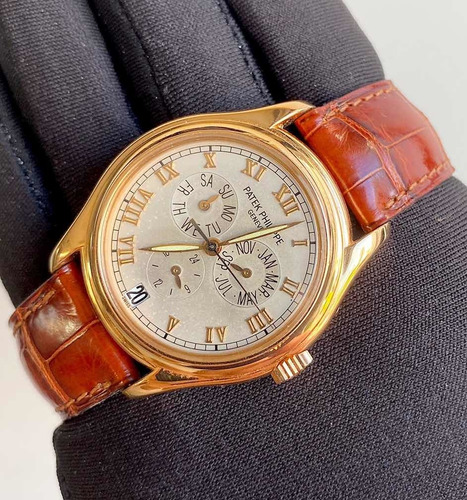 Patek Philippe Annual Calendar De Ouro Rosa ,completo E Raro
