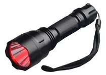 Comprar Linterna Luz Roja Linterna Táctica Para Caza Camping Recarga