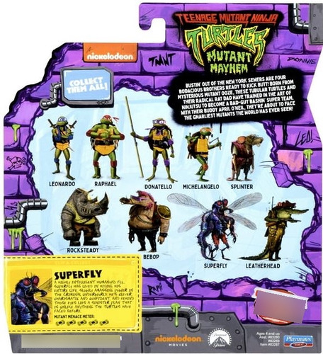 Tortugas Ninja - Superfly Hombre Que Vuela - Articulado