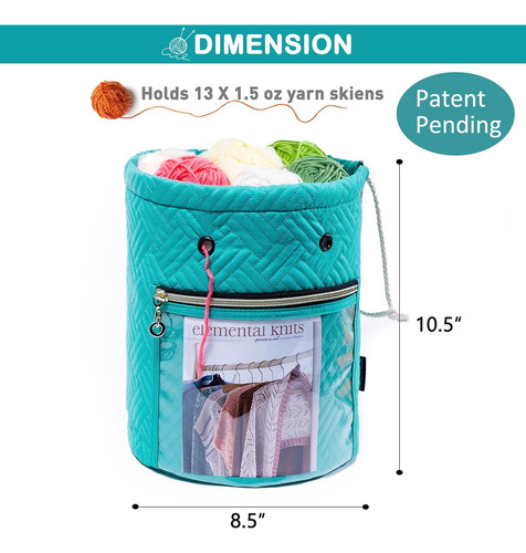Bolso De Lana Pequeño Para Almacenar Hilo Y Accesorios
