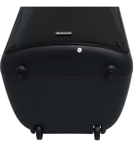 Caixa Som Show De Led 2000w 1 Microfones Sem Fio + Bateria
