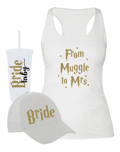 Kit Despedida Soltera De Harry Potter 1 Playera/termo/gorra
