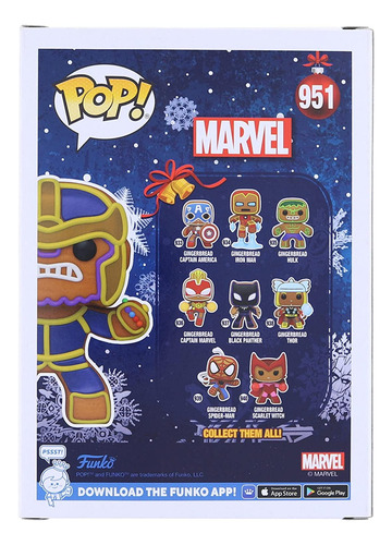 Funko Pop! Marvel: Jingerbread Thanos Exclusive