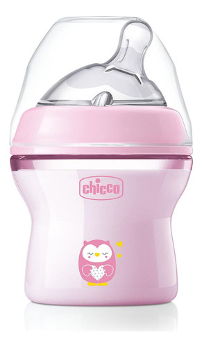 Chicco Biberón Natural Feeling 150 Ml Rosa. Recién Nacidos