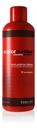 Kit Revelador Fidelité  COLORMASTER Revelador en crema  10 volúmenes tono blanco para cabello