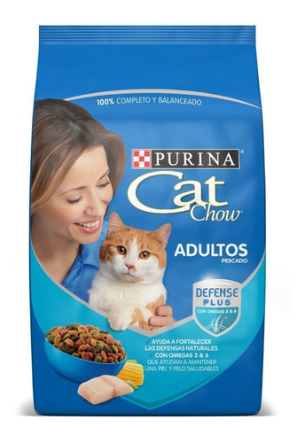 Cat Chow Adulto Pescado 3kg Envio Gratis S.isidro Vte.lopez