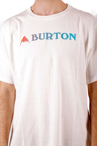 Remera Manga Corta Burton Logo Horizontal Mtn