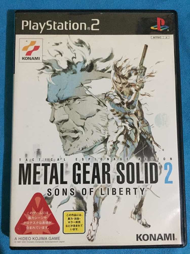 Metal Gear Solid 2 Sons Of Liberty Ps2 Japonés