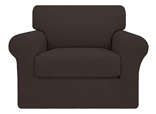 Funda Para Sofa Easy-going De 2 Piezas Elasticas Chocolate