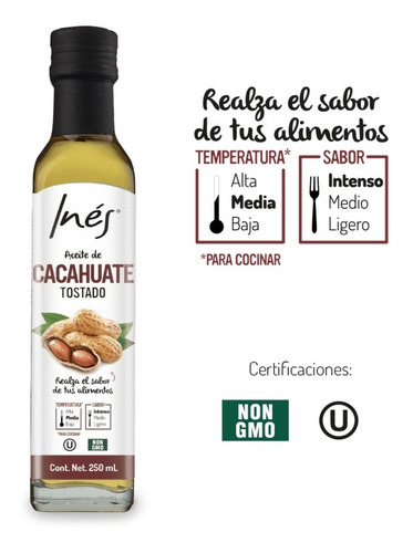 Aceite Inés De Cacahuate 250ml