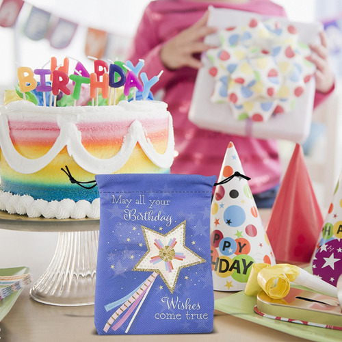 Bolsa De Regalo Con Cordón Bolsa De Regalo De Terciopelo Par