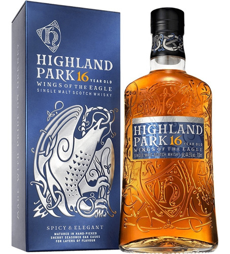 Whisky Highland Park 16 Años Wings Of Eagle 700ml En Estuche
