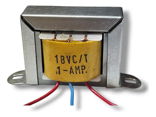 Transformador De Corriente 120vac A 18vac 1a Tap Central