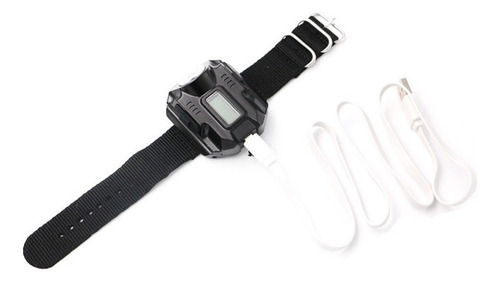 Led Reloj De Pulsera Linterna Antorcha Luz Carga Usb