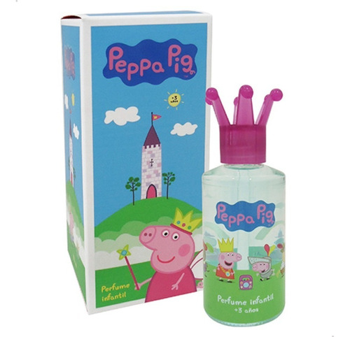 Perfume Infantil Niñas Peppa Pig Tapa Corona 50ml Original 