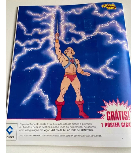 Álbum De Figurinhas He-man Panini 1983 Ofício Reprodução