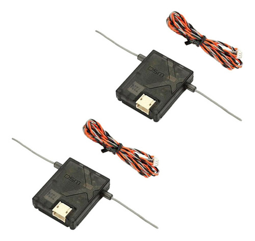 2x Receptor Satélite Dsmx For Ar6210 Ar8000 Ar9020 Ar121 1