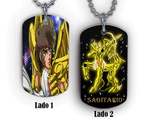 Imagen 4 de 4 de Cadena Personalizada Caballeros Del Zodiaco