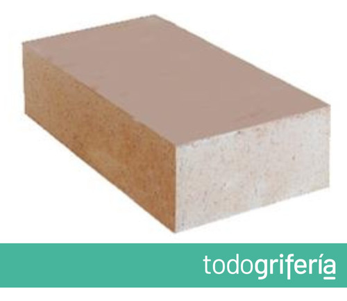 Ladrillo Refractario Natural 23x11x60 Cregar