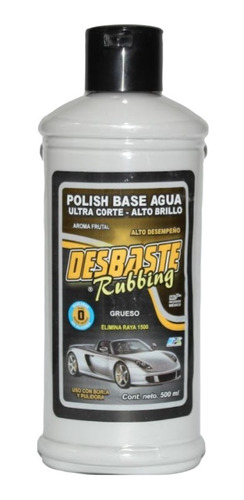 Polish Automotriz Desbaste Rubbing Grado 0 (grueso) - 500ml 