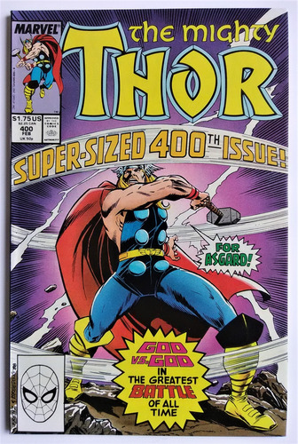 Thor 400 Marvel Comics 1989 Black Knight Ron Frenz Defalco 