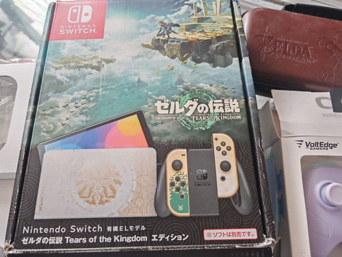 Nintendo Switch Oled Zelda Tears Liberado 1 Tera Blanco (Usado)