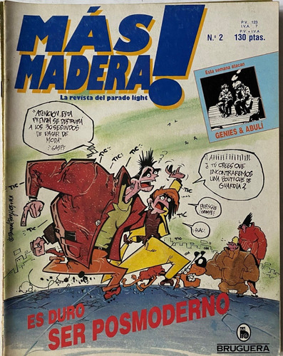 Más Madera! Nº 2 Humor Juvenil España, 1986, Ex03b4