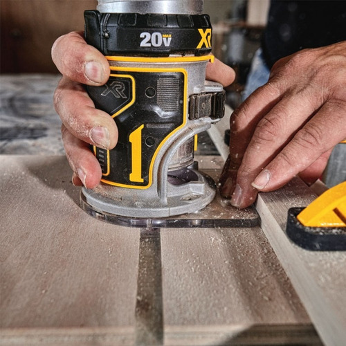 Ruteadora Fresadora 1/4 20v Xr Baretool Dewalt Dcw600b