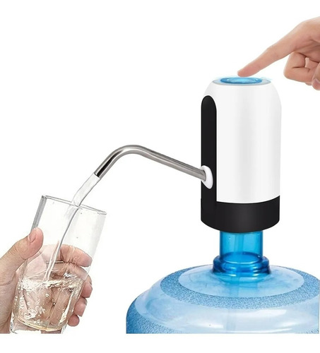 Bomba Dispensador Agua Electronico Recargable Usb Botellon