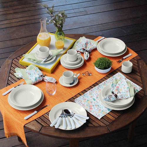 Plato de postre Donna White de 18 cm